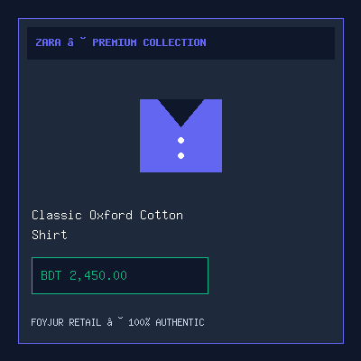 Classic Oxford Cotton Shirt